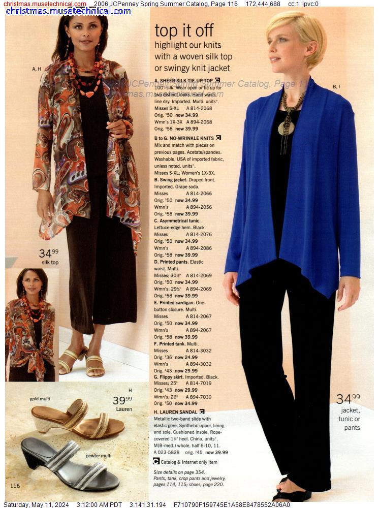 2006 JCPenney Spring Summer Catalog, Page 116