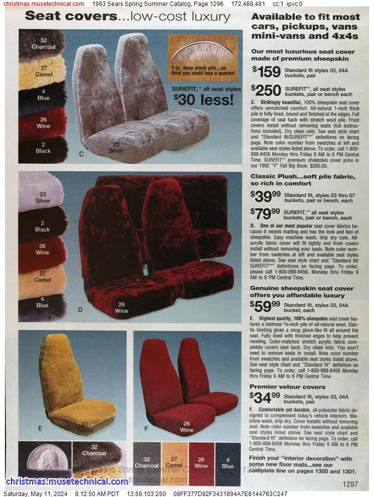 1993 Sears Spring Summer Catalog, Page 1296