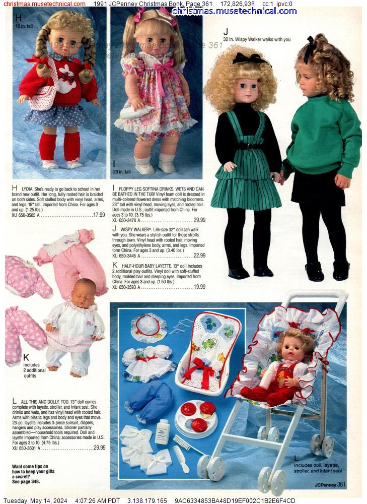 1991 JCPenney Christmas Book, Page 361