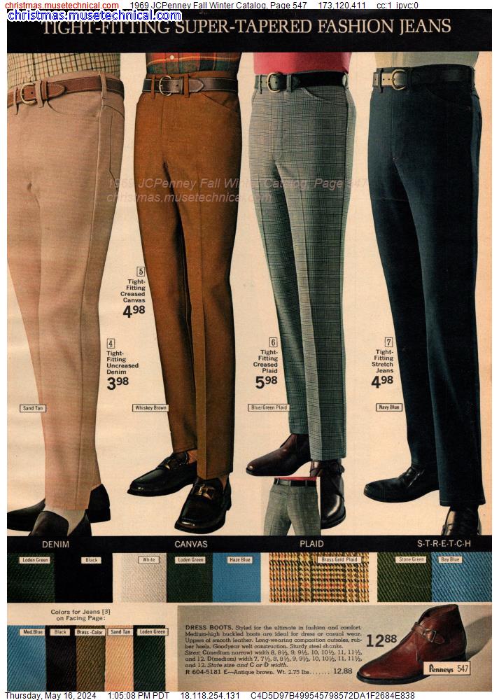 1969 JCPenney Fall Winter Catalog, Page 547