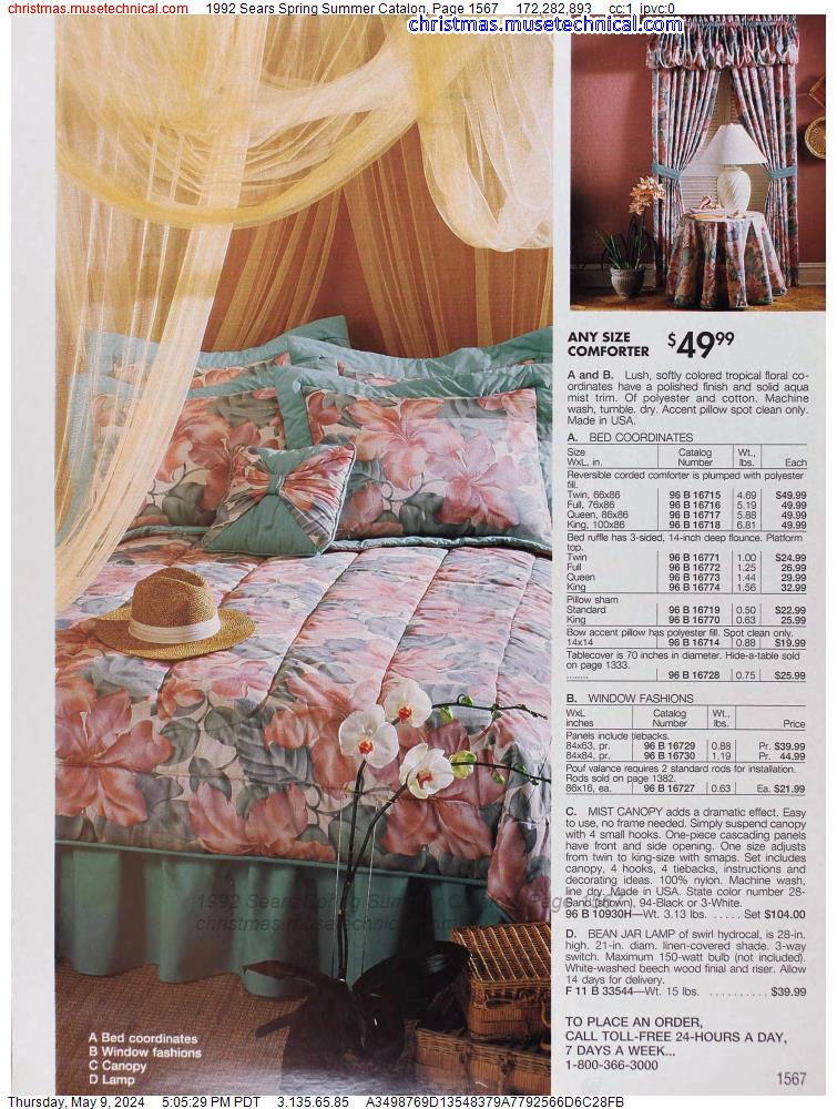1992 Sears Spring Summer Catalog, Page 1567