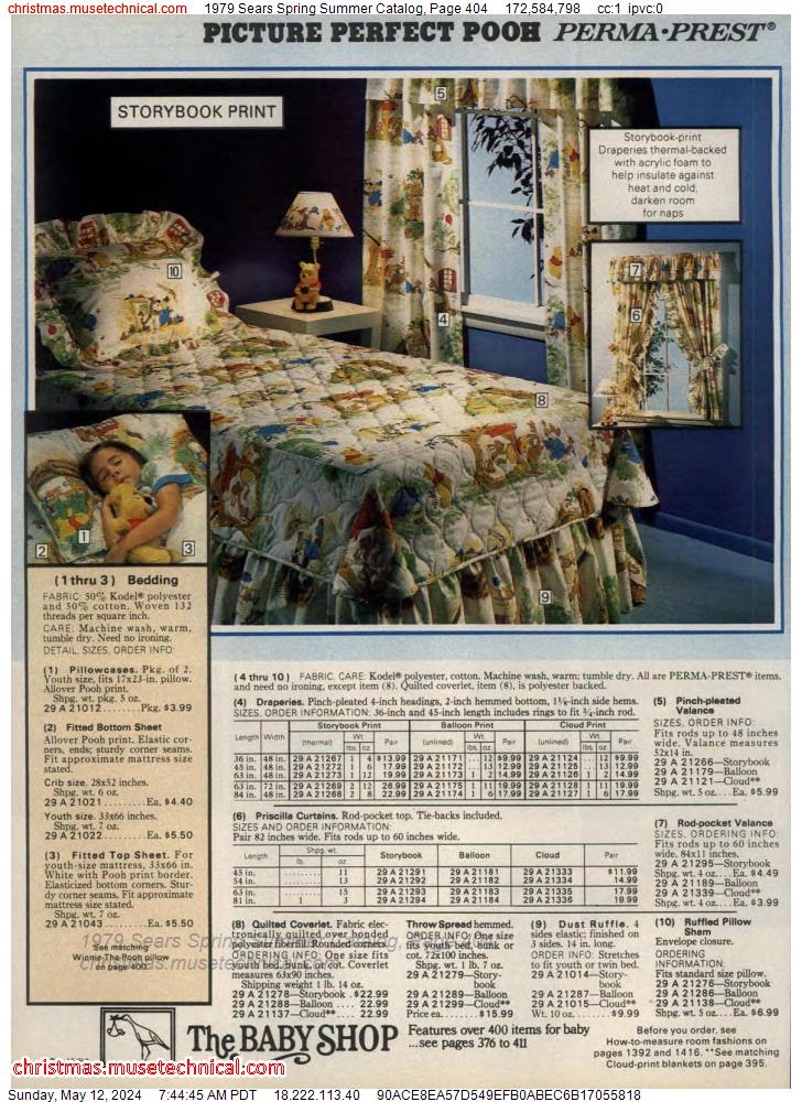 1979 Sears Spring Summer Catalog, Page 404