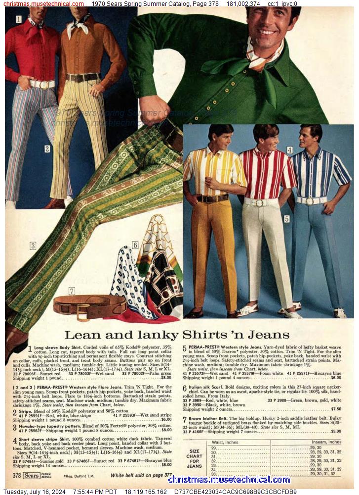 1970 Sears Spring Summer Catalog, Page 378
