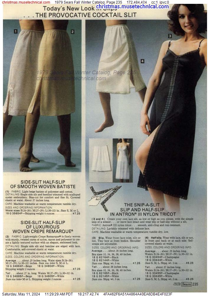 1979 Sears Fall Winter Catalog, Page 235
