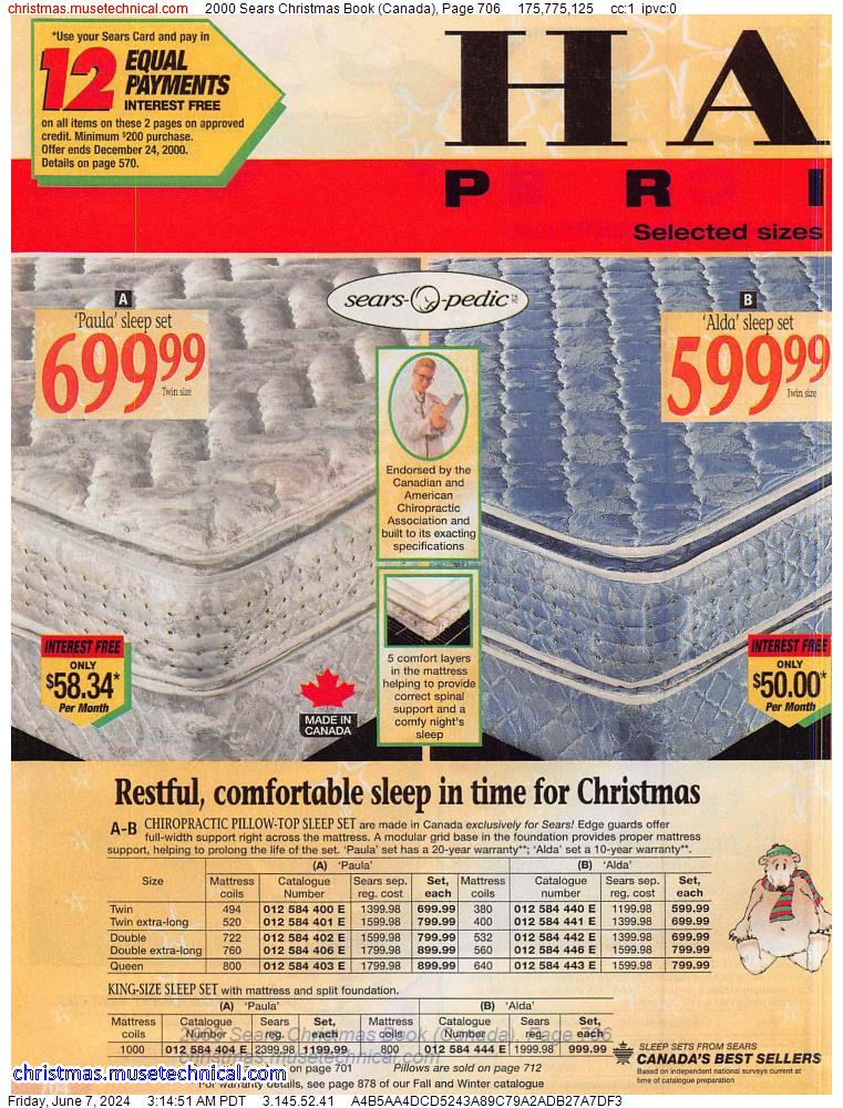 2000 Sears Christmas Book (Canada), Page 706