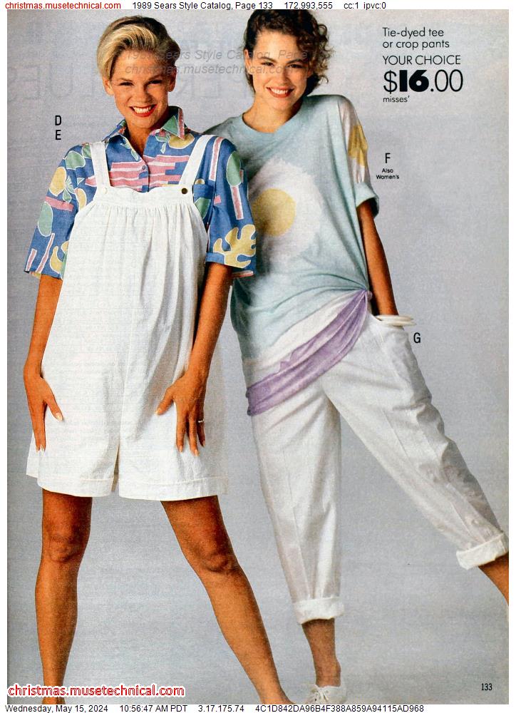 1989 Sears Style Catalog, Page 133