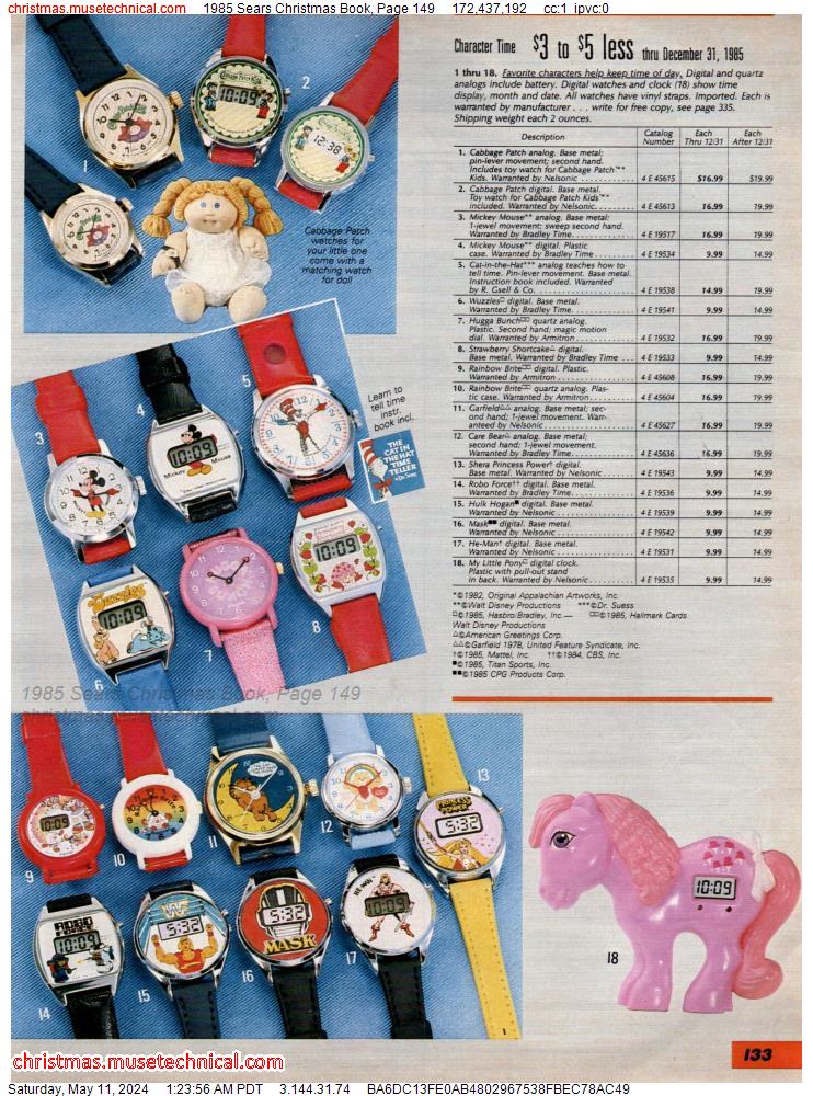 1985 Sears Christmas Book, Page 149