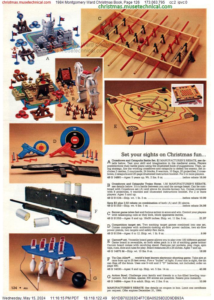 1984 Montgomery Ward Christmas Book, Page 126