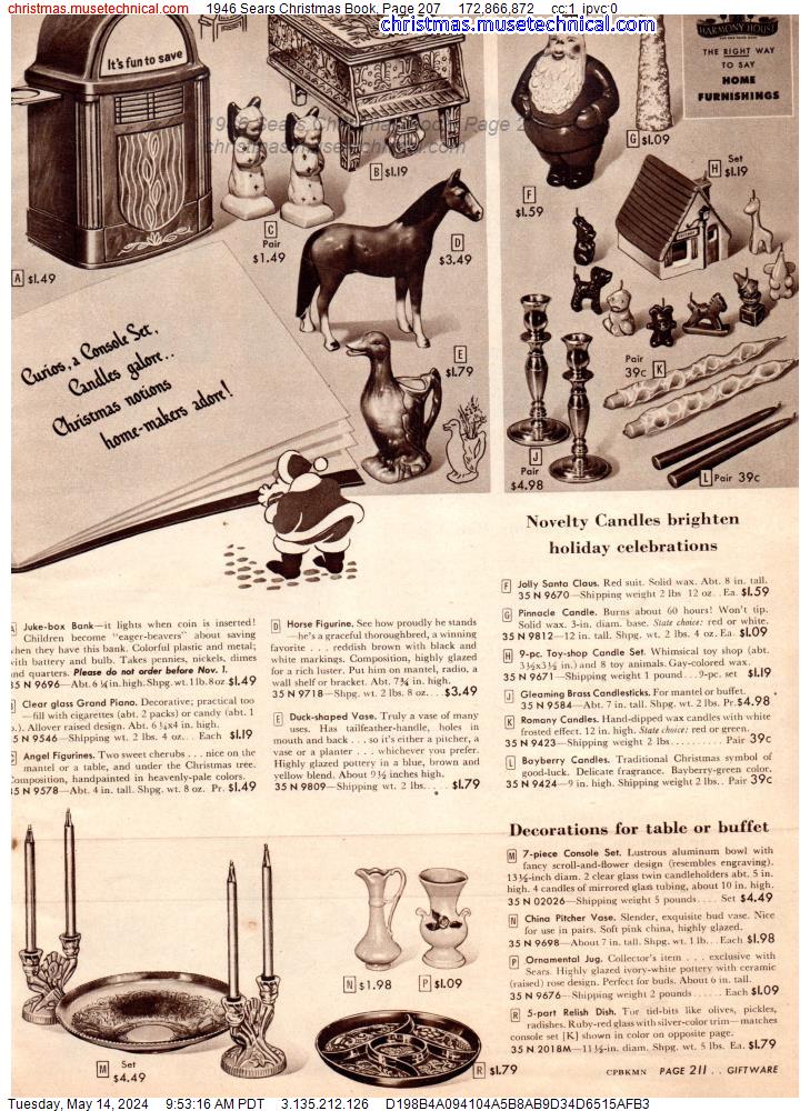 1946 Sears Christmas Book, Page 207