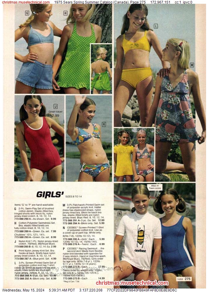 1975 Sears Spring Summer Catalog (Canada), Page 275