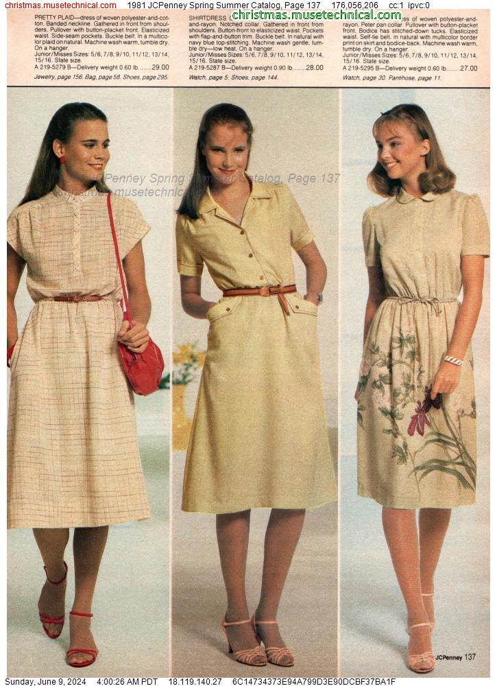 1981 JCPenney Spring Summer Catalog, Page 137