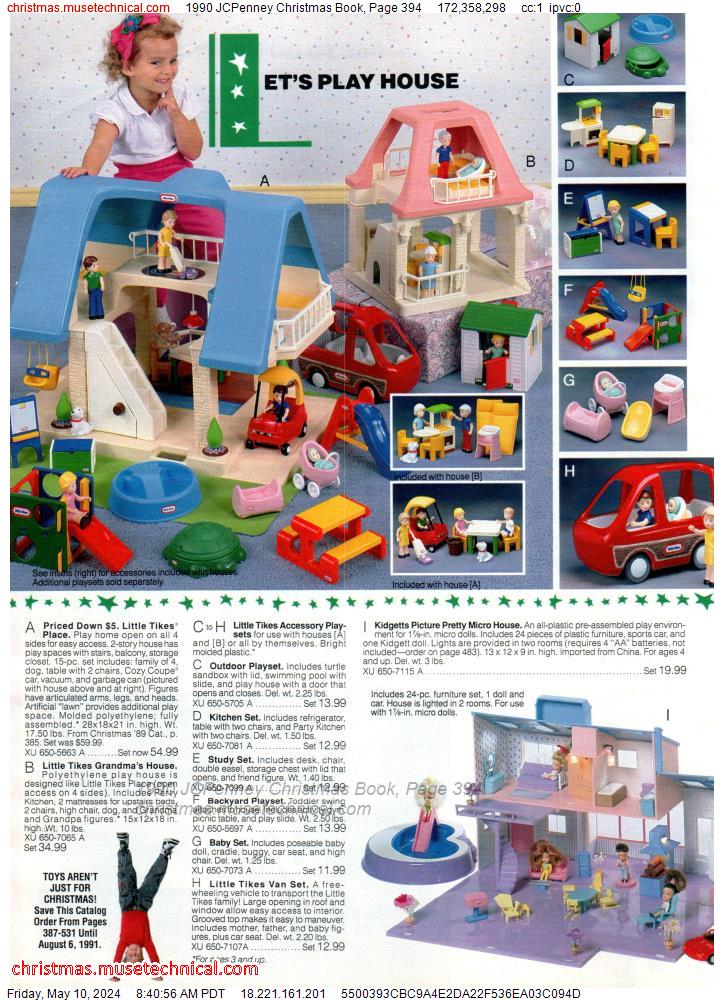 1990 JCPenney Christmas Book, Page 394