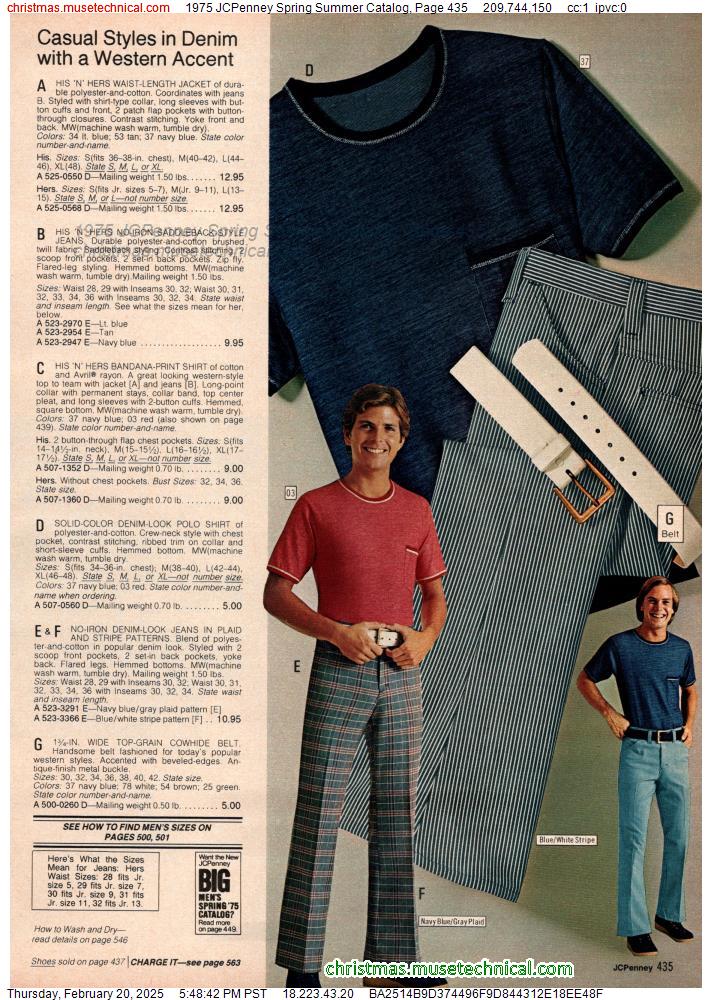 1975 JCPenney Spring Summer Catalog, Page 435