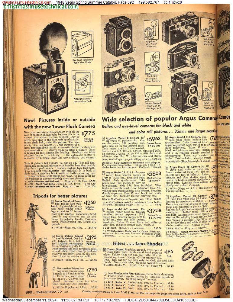 1948 Sears Spring Summer Catalog, Page 592