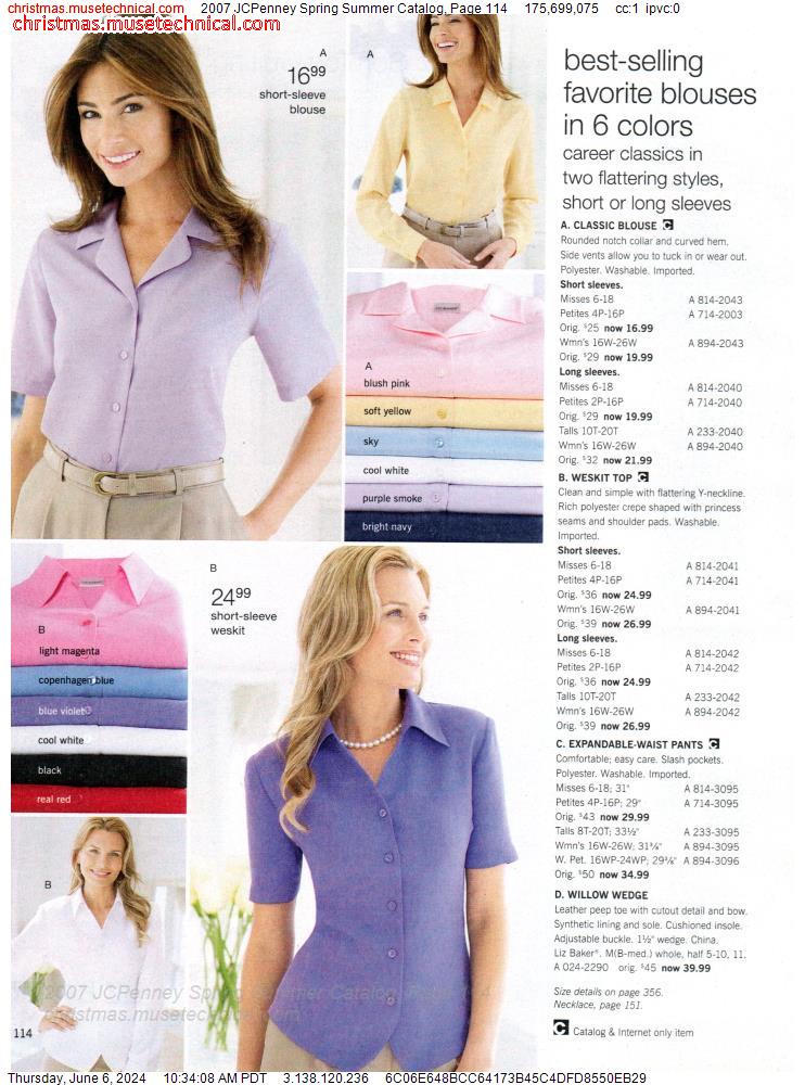 2007 JCPenney Spring Summer Catalog, Page 114