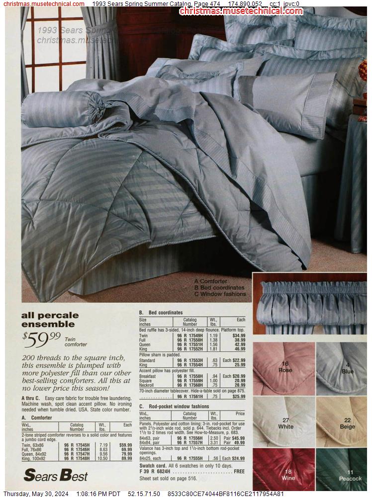 1993 Sears Spring Summer Catalog, Page 474