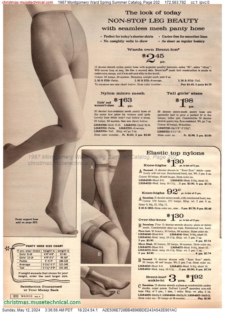 1967 Montgomery Ward Spring Summer Catalog, Page 202