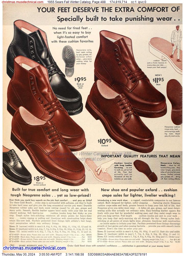 1955 Sears Fall Winter Catalog, Page 488