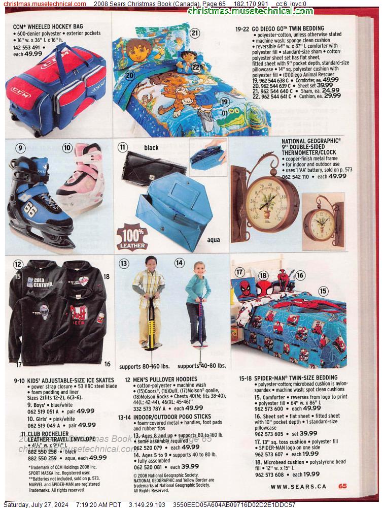 2008 Sears Christmas Book (Canada), Page 65