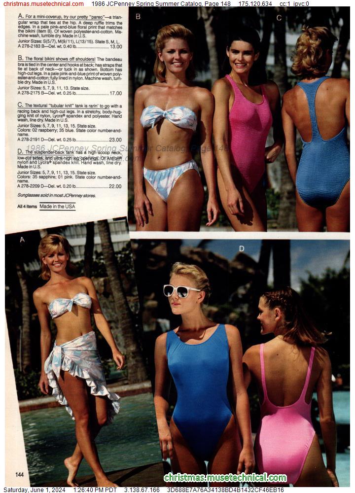 1986 JCPenney Spring Summer Catalog, Page 148