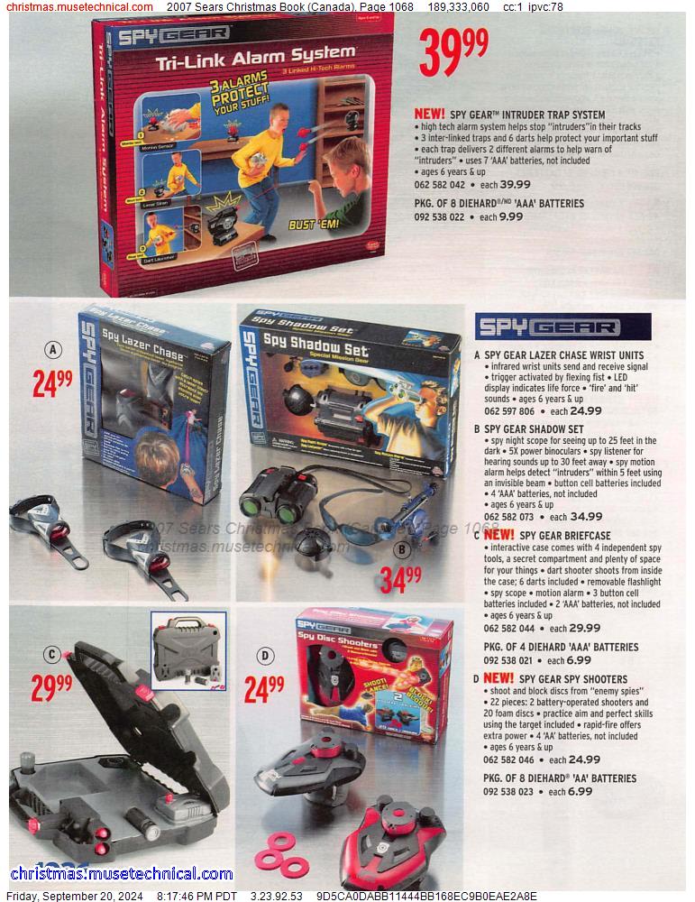 2007 Sears Christmas Book (Canada), Page 1068