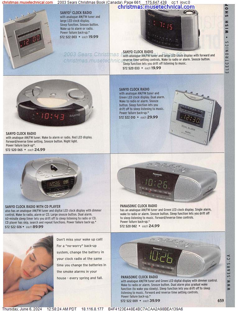 2003 Sears Christmas Book (Canada), Page 661