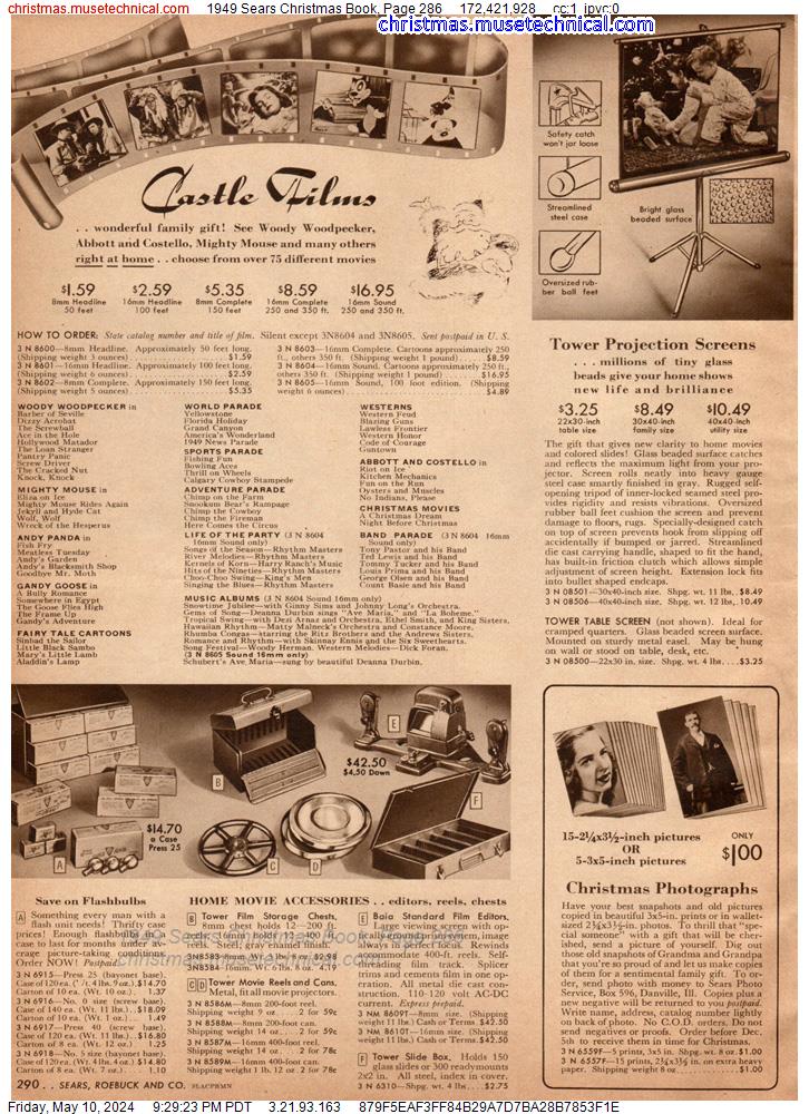 1949 Sears Christmas Book, Page 286