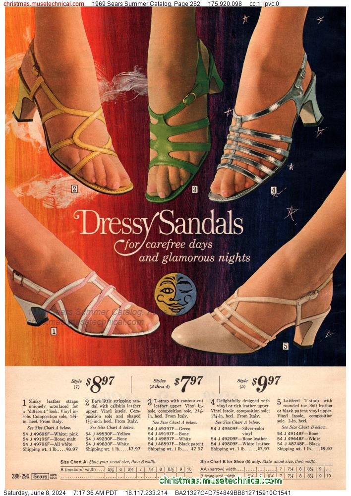 1969 Sears Summer Catalog, Page 282