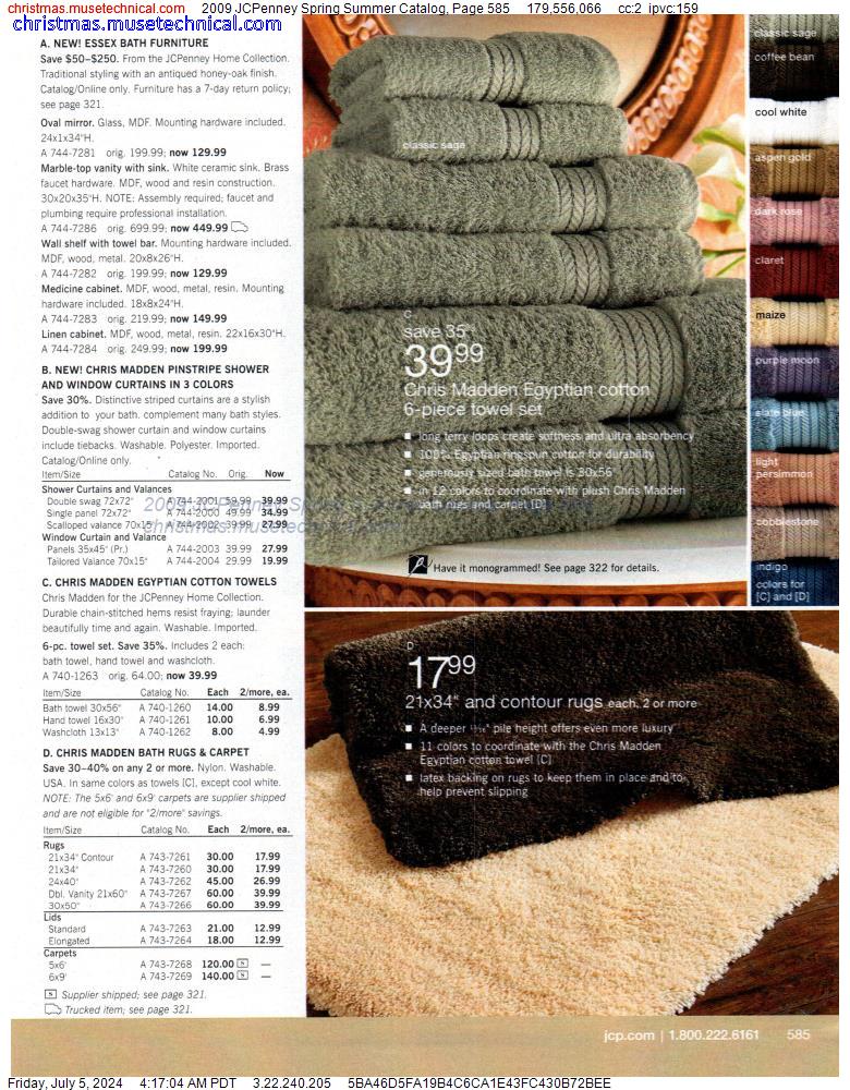 2009 JCPenney Spring Summer Catalog, Page 585