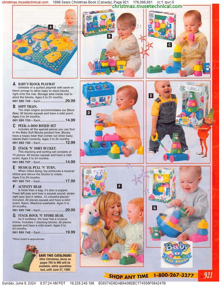 1998 Sears Christmas Book (Canada), Page 921