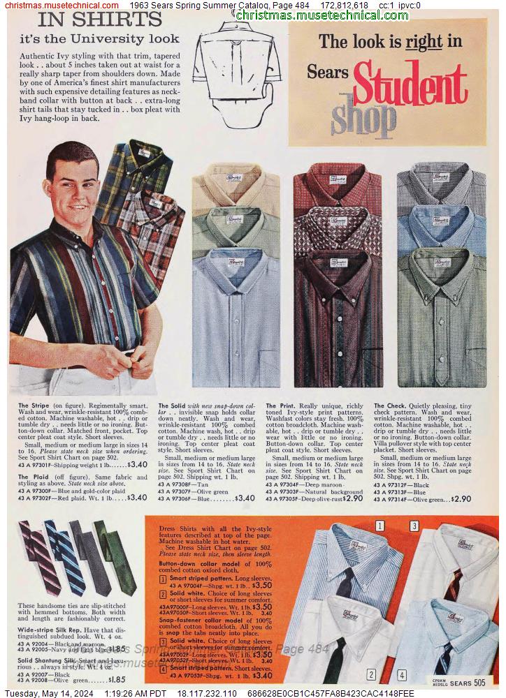 1963 Sears Spring Summer Catalog, Page 484