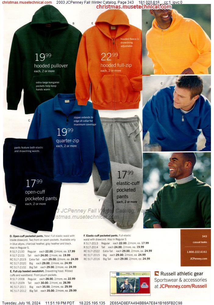 2003 JCPenney Fall Winter Catalog, Page 343