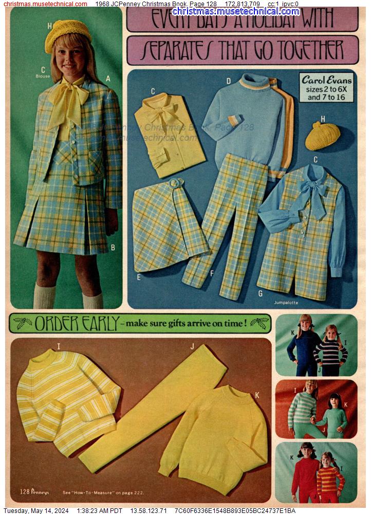 1968 JCPenney Christmas Book, Page 128