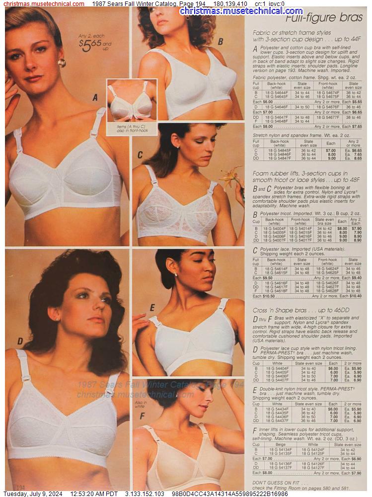 1987 Sears Fall Winter Catalog, Page 194