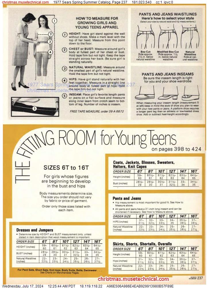 1977 Sears Spring Summer Catalog, Page 237