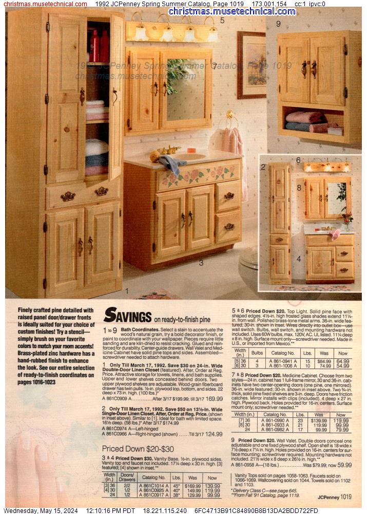 1992 JCPenney Spring Summer Catalog, Page 1019