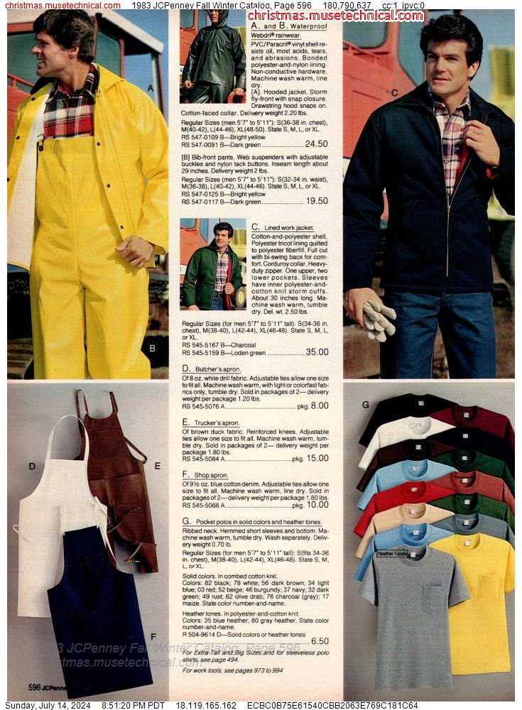 1983 JCPenney Fall Winter Catalog, Page 596