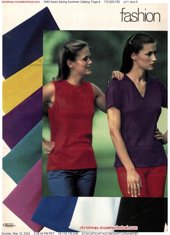1980 Sears Spring Summer Catalog, Page 6