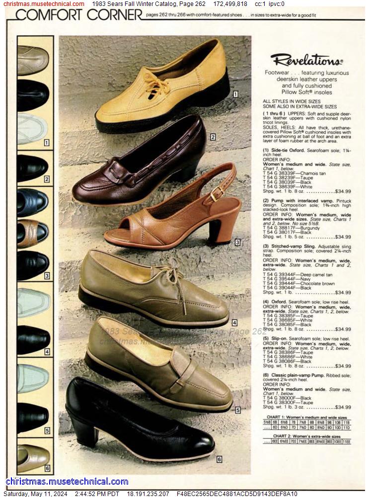 1983 Sears Fall Winter Catalog, Page 262