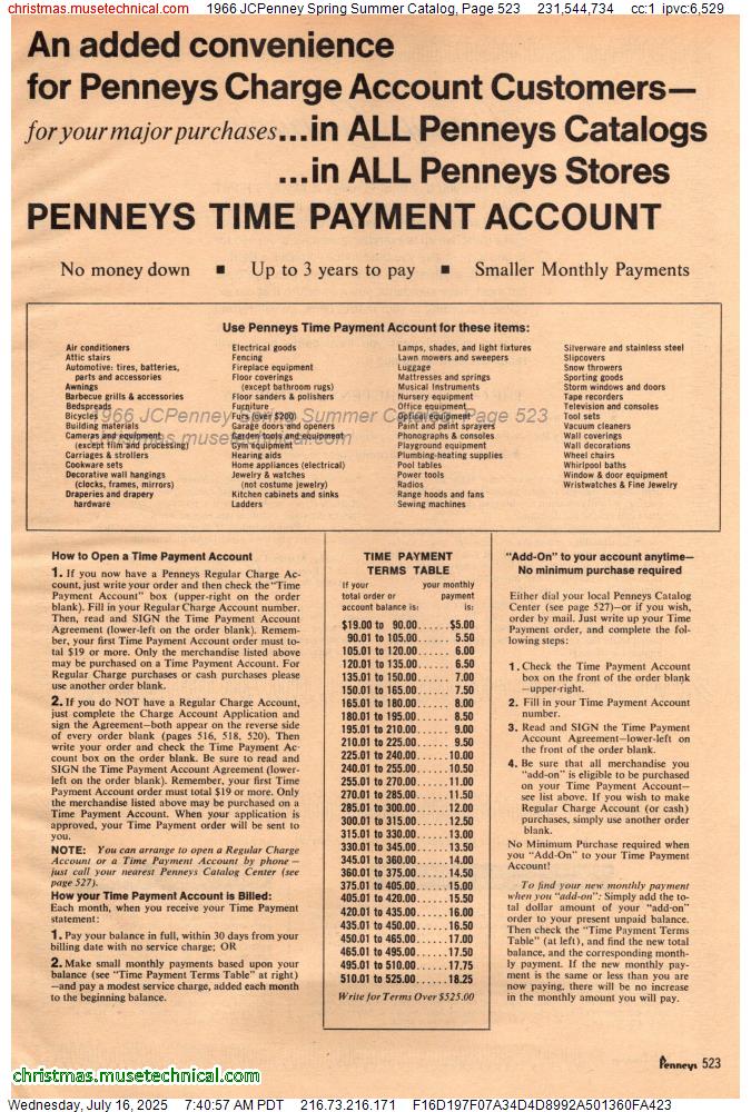 1966 JCPenney Spring Summer Catalog, Page 523
