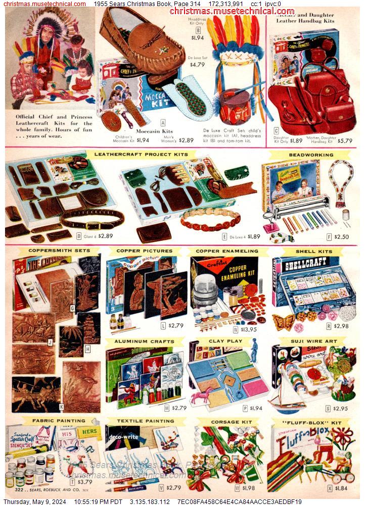 1955 Sears Christmas Book, Page 314