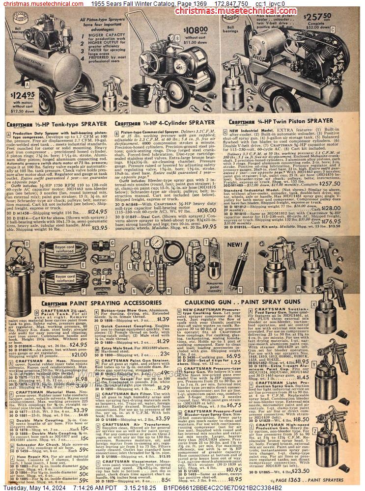 1955 Sears Fall Winter Catalog, Page 1369