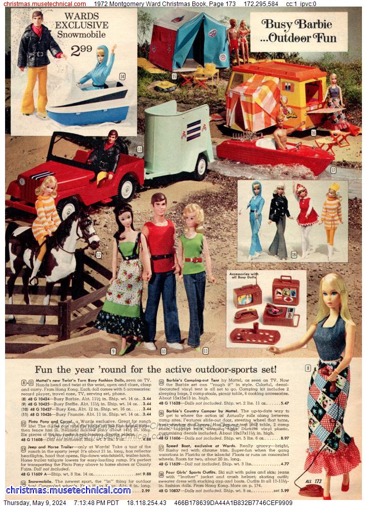 1972 Montgomery Ward Christmas Book, Page 173