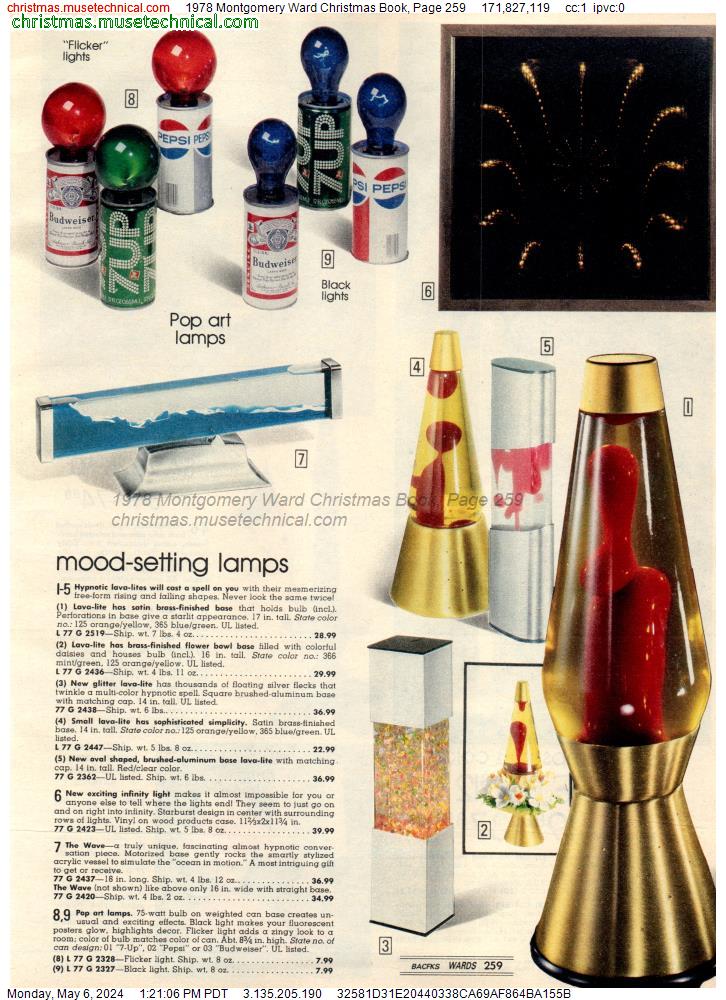 1978 Montgomery Ward Christmas Book, Page 259