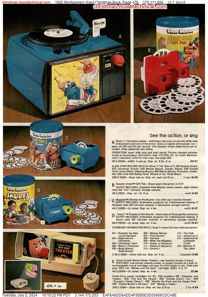 1982 Montgomery Ward Christmas Book, Page 478