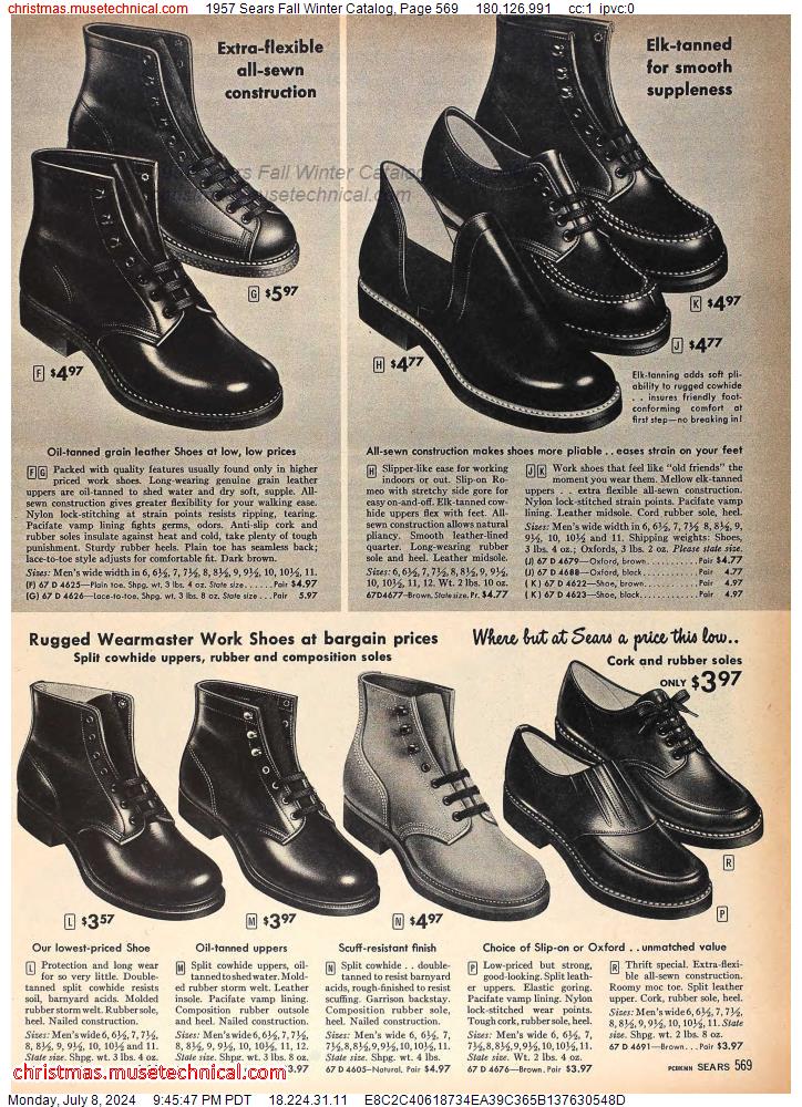 1957 Sears Fall Winter Catalog, Page 569