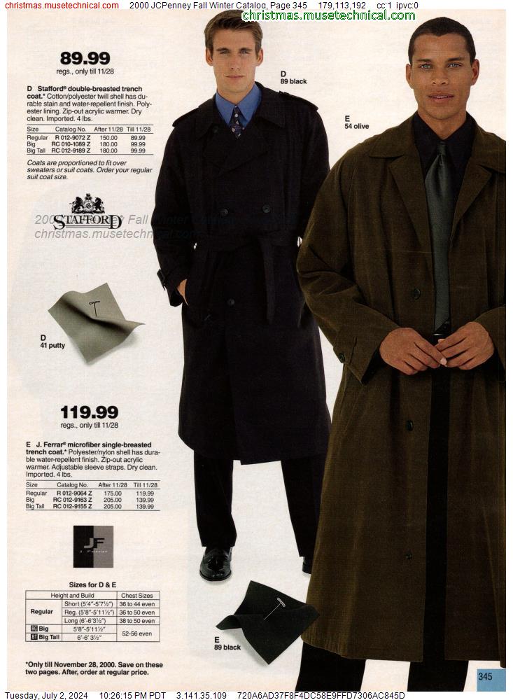 2000 JCPenney Fall Winter Catalog, Page 345