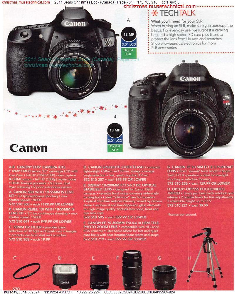 2011 Sears Christmas Book (Canada), Page 704