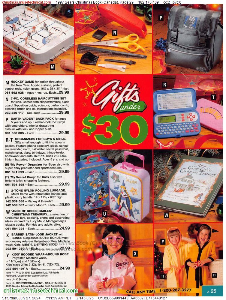 1997 Sears Christmas Book (Canada), Page 29