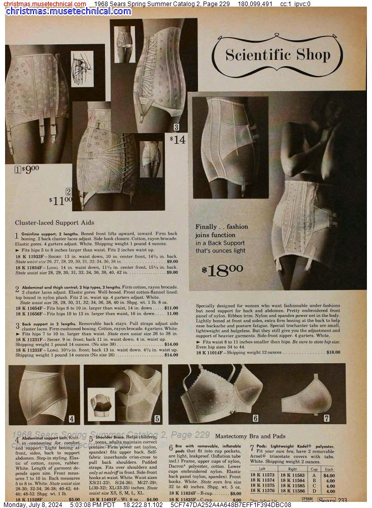 1968 Sears Spring Summer Catalog 2, Page 229
